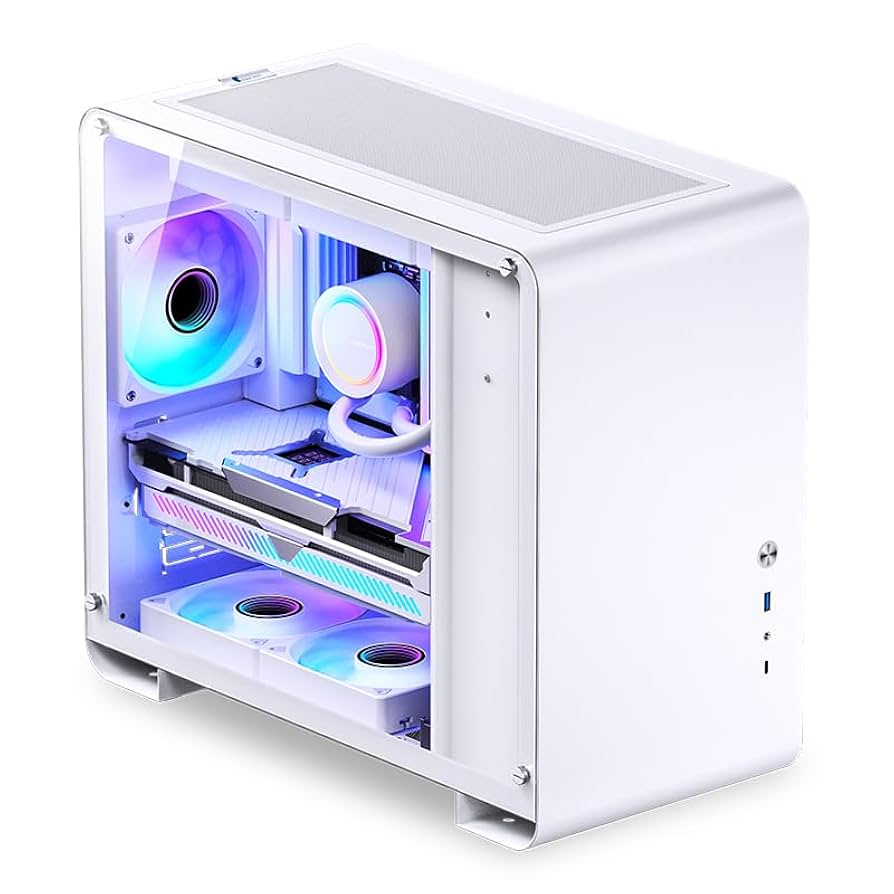 PCケース JONSBO U4 750W電源付き 付属品完備 美品 アルミ合金パネル採用のコンパクトなミドルタワーPCケース